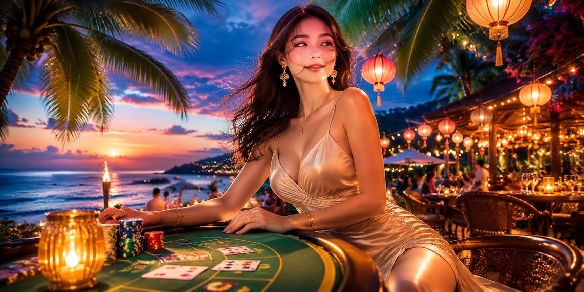 Người dùng chơi casino trên điện thoại tại quán cà phê Hội An